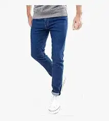 Hot Selling <b>Men's</b> 100% Cotton Denim Pants Breathable Classic Formal <b>Jeans</b> High Waist Solid Wholesale Price <b>Work</b> Wear <b>for</b> Winter - Product Image 6