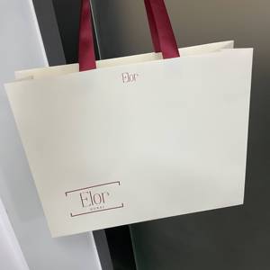 2025 xu hướng tùy chỉnh các tông sang trọng in Túi giấy Kraft Túi Quà Tặng giấy với ruy băng xử lý cho Túi mua sắm - Product Image 6