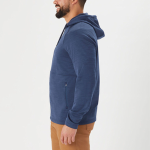 Sudaderas con capucha para hombre de talla grande personalizadas, transpirables y cómodas, diseño ligero OEM para la venta en línea de invierno - Product Image 3