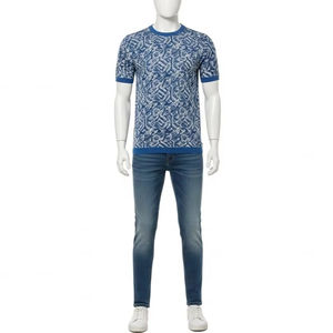Ensemble de t-shirts pour hommes en coton imprimé léger et respirant, tissu doux, vêtements décontractés pour un confort quotidien, tenue d'été - Product Image 4