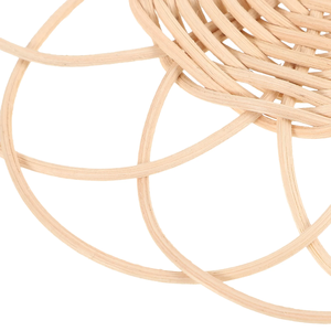 Posavasos de ratán bohemio, juego natural de 6 productos ecológicos, hecho en Vietnam, decoración de mesa al por mayor - Product Image 3