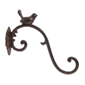 Creative Design Iron Black Wall <b>Hanging</b> Bracket Garden <b>Hook</b> <b>Hanging</b> Basket Planter Garden Lantern <b>Hook</b> Wall Brackets - Product Image 2