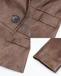 Wholesale Womens Woven Nylon Sheepskin <b>Trench</b> <b>Coat</b> with Fox <b>Fur</b> Long Length Pockets Custom Logo Trendy Fall Winter Outerwear - Product Image 5