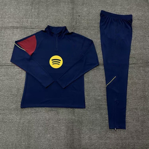 Camisetas de Fútbol Azul Rey 2026/27 de Fábrica, Chándal de Entrenamiento de Manga Larga, Chaqueta de Fútbol para Hombre, Clubes Europeos Famosos - Product Image 1