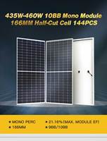 Panneaux solaires SAKO 435W 440W 445W 450W 455W 460W 10BB Module mono 166MM Cellule demi-coupée 144PCS Garantie du produit solaire 25 ANS