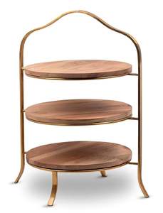 Cadre en aluminium avec dessus en marbre Support à gâteaux de style antique Parfait pour les événements culturels, les cérémonies et les réunions de famille - Product Image 3