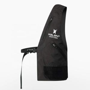 Cyber Black Techwear chaleco para hombres resistente al corte duradero medio negro Delgado impermeable Ninja Tech chalecos Streetwear Techwear ropa - Product Image 4