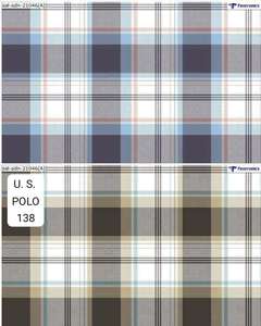 US POLO Look Premium Coton Chemise Tissu Fil Peigné Teint Check Woven Technique pour Filles Garçons Robe Premium Qualité Exportation - Product Image 3