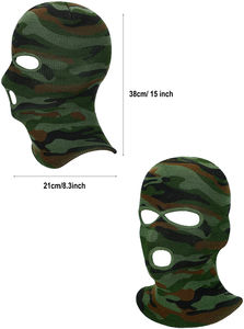 หน้ากากบาลาคลาวาแบบยุทธวิธีลายทางคุณภาพสูง ดีไซน์ OEM ผลิตจากผ้าทั่วไป - Product Image 4