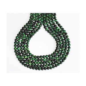 ลูกปัดกลมสีเขียวให้ความร้อนแก่ดวงตาแมวเสือเพื่อการปฏิบัติในการรักษาและตกแต่งชิ้นงาน - Product Image 4