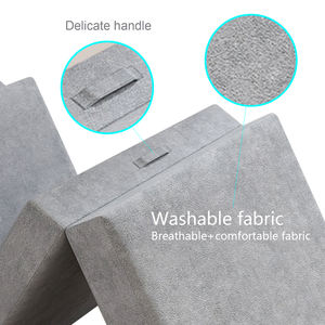 Slapende Yoga Ontspannen Rust En Leven Certipur-Us Gecertificeerde Foam <span class=keywords><strong>Gel</strong></span> Traagschuim Draagbare Vloer <span class=keywords><strong>Bed</strong></span> Opvouwbare <span class=keywords><strong>Mat</strong></span> - Product Image 5