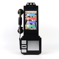 Cadre photo selfie personnalisé MACOS NOT 64 Go 1080P 320 Kbps OEM Écran tactile 8 pouces Wi-Fi Téléphone 4G Cabine sans fil Audio Vidéo Livre d'or Téléphone