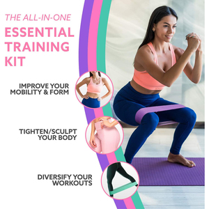 Wholesale Custom Logo Yoga Elastic Gym Fitness Exercise Workout Latex Loop Strips <b>Resistance</b> <b>Band</b> <b>Set</b> High Elasticity Training - Product Image 3