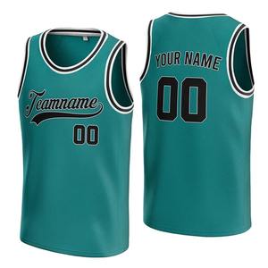 Camiseta de baloncesto de malla ligera de alta demanda, uniformes personalizados reversibles, camiseta de baloncesto bordada. - Product Image 1
