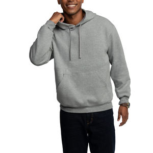 Unisex Oversized Pullover <b>Hoodie</b> with <b>Zip</b> Custom Embroidery Logo Men's Streetwear Sweatshirt for Winter - Product Image 2