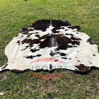 Großhandel Custom Cow Skins Große echte Leder Material Rinder versteckt echte Rindsleder Teppich Haar auf