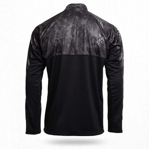 Camiseta de Pesca de Manga Corta con Cierre de 1/4 para Hombre, Secado Rápido, Transpirable, Impermeable, Anti-UV, Ropa Deportiva, Logotipo Personalizado OEM - Product Image 2