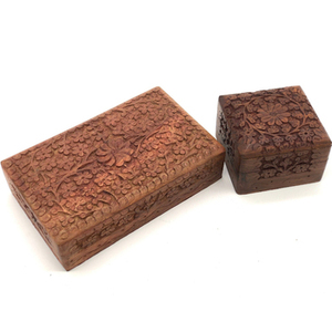 Caja de joyería de madera más vendida, caja de baratija de bisutería de gran calidad, elegante caja de madera para almacenamiento de accesorios de colocación de piedras preciosas - Product Image 6