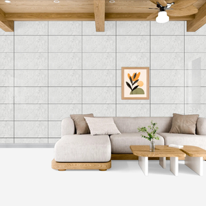 Azulejos de Pared de Cerámica con Aspecto de Mármol Blanco Brillante de 30x60 cm para Paredes Interiores Modernas - Product Image 1
