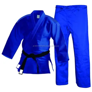 Double Weave Blue Judo Gi High Quality Judo Uniform For Sale Judo Gi Uniform Made In Pakistan