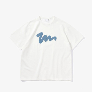 T-shirt imprimé bouffant Streetwear pour hommes personnalisé OEM d'usine T-shirt surdimensionné en coton Chemise à logo en relief 3D - Product Image 5