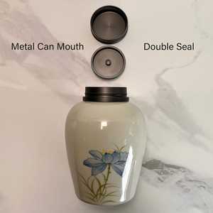 Urne souvenir décorative pour femmes élégantes moyennes taille parfaite urne commémorative pour animaux de compagnie pour le souvenir des cendres humaines - Product Image 6