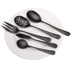 Heavy Duty fabricado en la India a los precios más bajos bodas Acero inoxidable plata cubiertos Metal cuchillo tenedor cuchara conjunto para hoteles - Product Image 6