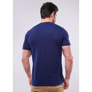 เสื้อยืดผ้าฝ้าย100% ผู้ชายแขนสั้นระบายอากาศได้ดีปักลายดิจิตอล - Product Image 3