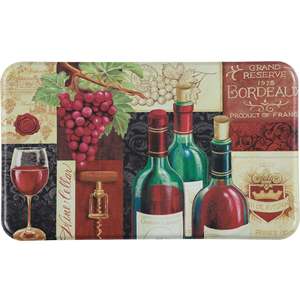 Tappetini da Cucina Moderni Favorite Reds, Antifatica, Imbottiti, Antiscivolo, Lavabili, in Vinile, Poliestere, Gomma, Schiuma PU per Cucina e Bagno - Product Image 1