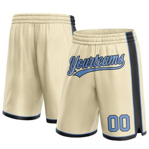 Industrie Direct Engro Sportswear Short de basket-ball personnalisé bleu clair-noir authentique Short de basket-ball - Product Image 1