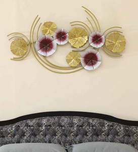 Panneau d'art mural en métal et fer au design moderne superbe motif abstrait extérieur suspendu décoratif pour la maison pour le salon à l'intérieur - Product Image 2