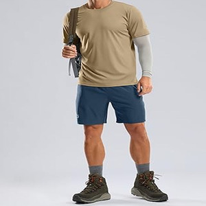 เสื้อยืดสำหรับผู้ชายเสื้อยืดเข้ายิมไซส์ใหญ่พิเศษแห้งเร็วพิเศษพิมพ์โลโก้ออกแบบได้ตามต้องการ - Product Image 6