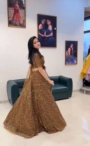 Meilleur prix compétitif pour la dernière collection de nouveaux travaux de séquence Lehenga Choli Soft Net Origine indienne et pakistanaise Inde directe - Product Image 3