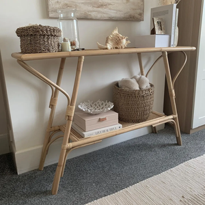 Mesa rectangular de ratán hecha en Vietnam materiales ecológicos muebles para el hogar Decoración del hogar al por mayor - Product Image 6