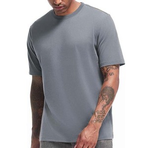 T-shirt en coton pour homme de poids lourd 220g, taille plus, style streetwear, qualité supérieure, respirant, col rond, chemises pour homme - Product Image 6