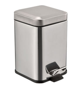 ถังขยะสแตนเลสเกรดผ่าตัดคุณภาพสูง ปี 2025 แบบเหยียบพร้อมฝาปิด ถังเก็บของ อุปกรณ์เครื่องมือแพทย์ - Product Image 1