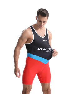 Singlet de musculation haute performance, singlet de lutte pour hommes, singlet de lutte sublimé pour hommes - Product Image 4
