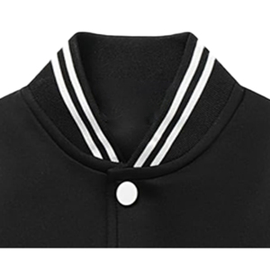 Factory Wholesale Custom Streetwear Sheep Skin Varsity <b>Jacket</b> OEM Design Breathable Windproof High Quality Men Embroidery <b>Patch</b> - Product Image 2