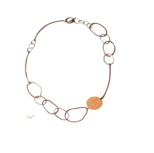 สร้อยคอเส้นใหญ่สำหรับเป็นของขวัญสร้อยคอทองเหลืองทำมือ - Product Image 4