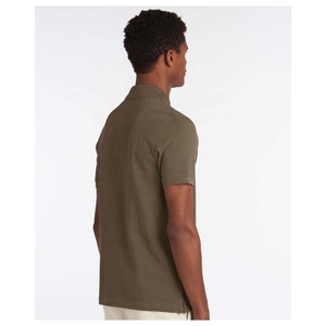 T-shirt décontracté d'été grande taille pour homme avec manches courtes, couleurs contrastées et nouveau design de col - Product Image 1