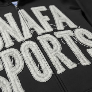 Fabricant de vêtements personnalisés, patch brodé, survêtement délavé, qualité supérieure, logo personnalisé, survêtements brodés délavés - Product Image 5