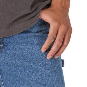 Pakistan Made Color Contraste Hombres Jeans Shorts Alta Calidad Cómodos Hombres Jeans Shorts - Product Image 5