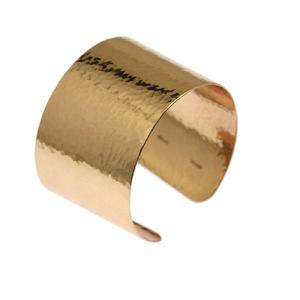 Bracelet jonc manchette de haute qualité pour femme bracelet élégant en laiton en métal fait à la main pour la vente en gros de l'Inde - Product Image 4