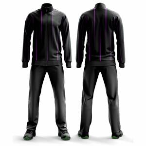 Survêtement d'entraînement personnalisé pour hommes, femmes et adultes, veste et pantalon à capuche décontractés d'hiver avec cordon de serrage - Product Image 4
