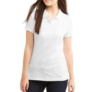 Camiseta Polo de manga corta de secado rápido para mujer, camisetas Polo cómodas y transpirables a la moda para exteriores con logotipo personalizado al por mayor - Product Image 1