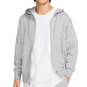 Men Solid Color Zipper <b>Hoodie</b> Lightweight Gym <b>Workout</b> <b>Hoodie</b> Blank Spring & Autumn <b>Hoodie</b> High-Quality Mens Sportswear - Product Image 4