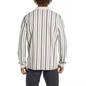 Polos de manga larga para hombre de alta calidad con logotipo personalizado al por mayor, polos de manga larga hechos a medida, 2025 - Product Image 2