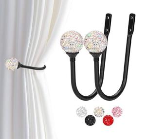 Unique design Iron <b>Curtain</b> <b>Tiebacks</b> Metal <b>Curtain</b> Hook <b>Curtain</b> Rod Hold backs Matte Black Good Looking At Affordable Prices - Product Image 4