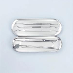 ชุดทำความสะอาดฟันสัตว์เลี้ยงสำหรับผู้ใหญ่ 5 ชิ้น คุณภาพสูง ผลิตจากสแตนเลส พกพาสะดวก ได้รับการรับรองมาตรฐาน CE ด้ามจับออกแบบตามหลักสรีรศาสตร์ ปรับได้ 3 ระดับ กันน้ำ - Product Image 2