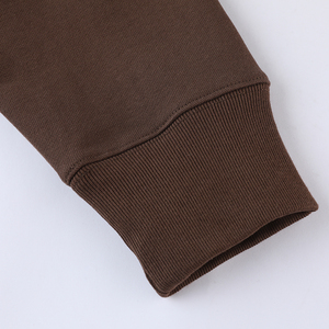 Conjunto de dos piezas de gimnasio de 100% gramos de algodón 530 para hombre, chándal deportivo de invierno con patrón sólido, trajes para correr, sudaderas con capucha y pantalones de chándal - Product Image 3